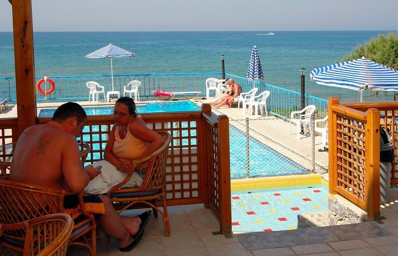 Danaos Beach Apartments Sfáka Eksteriør billede